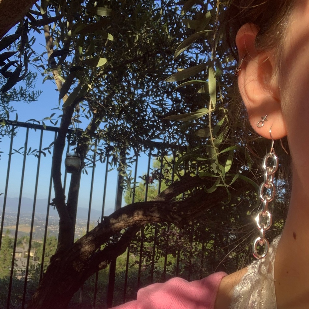 chain earrings